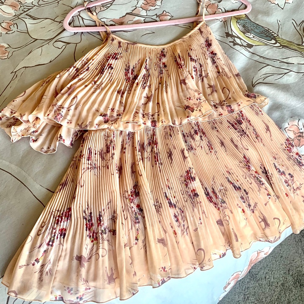 Lauren Conrad Peplum Ruch Tank